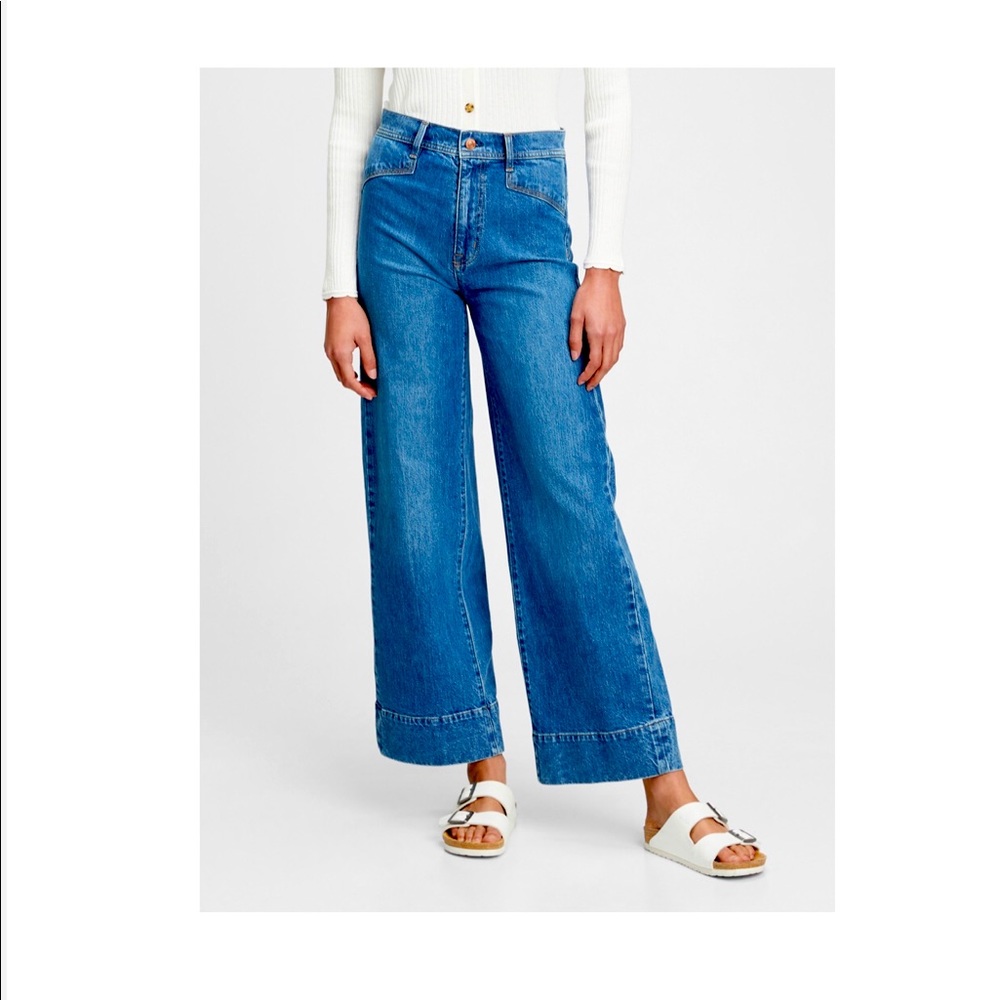 GAP Sky High Wide Leg Jeans Size 30 NWT